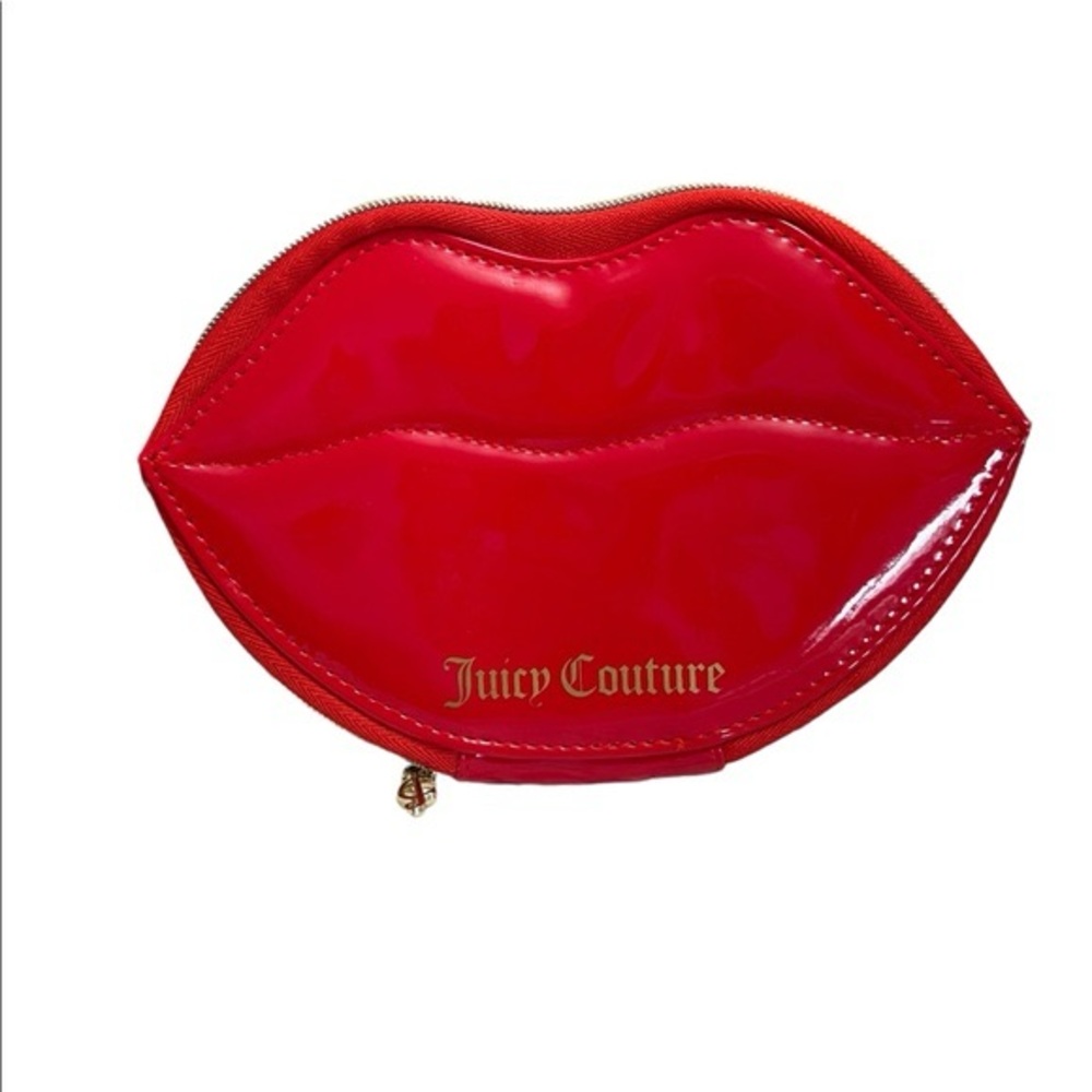 Juicy Couture Glossy Red Lip Clutch/jewelry holder
